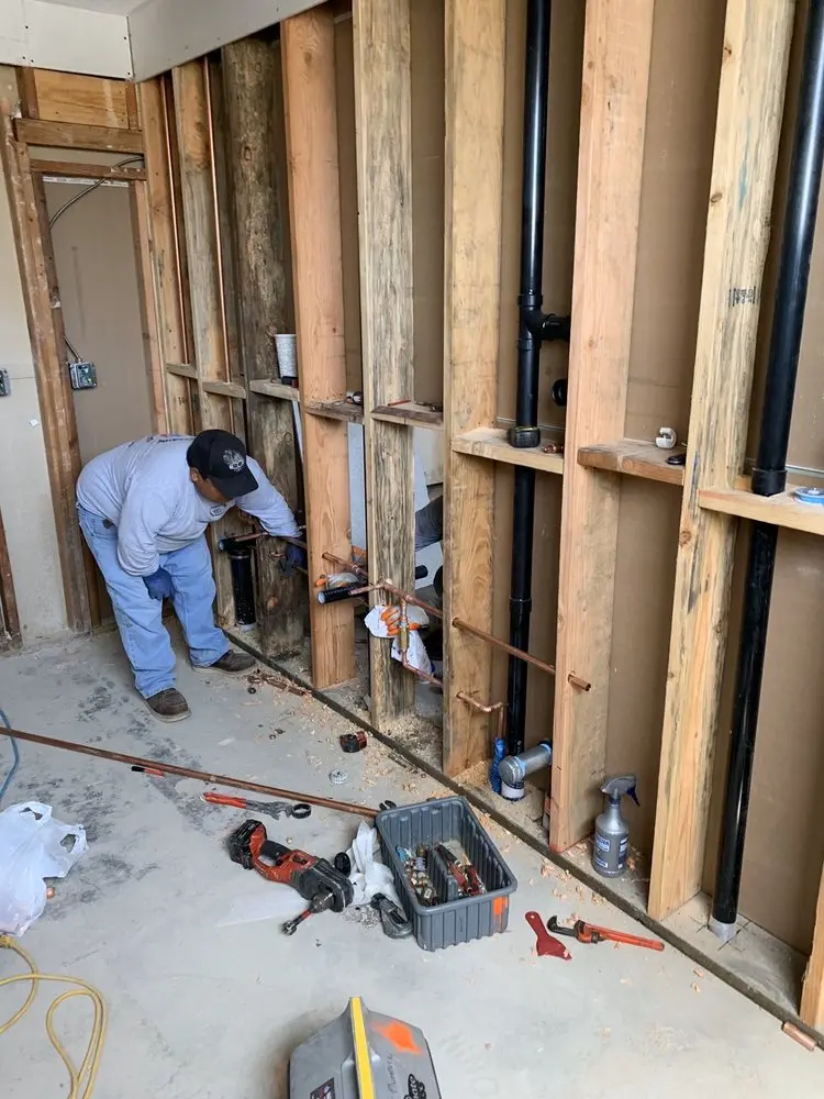 Commercial rough-in plumbing for Gas Line Repair in Melbourne